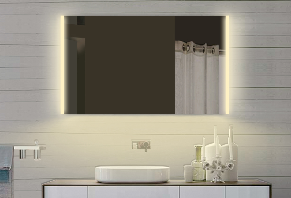 www.lux-aqua.de - NEU Design Badezimmerspiegel Wandspiegel mit Led in