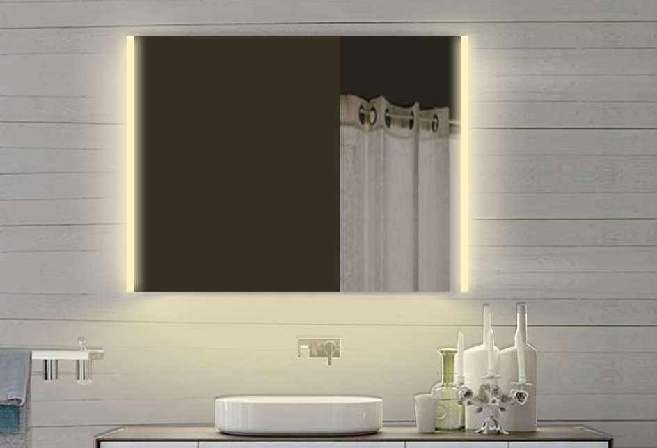 www.lux-aqua.de - NEU Design Badezimmerspiegel Wandspiegel mit Led in