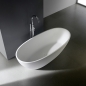 Preview: Design Freistehend  Mineralguss / Solid Stone Badewanne PG11778 ( 170x78cm )