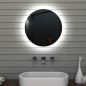 Preview: Rund LED Beleuchtung Badezimmerspiegel MLE6602 60x60cm