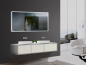 Preview: Design LED Beleuchtung Badezimmerspiegel Infrarot-Sensorschalter XBY140X70