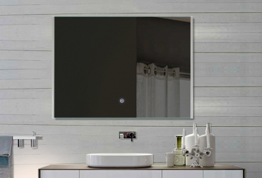 LED Beleuchtung Badezimmerspiegel mit Touch dimmbar HLM80X62