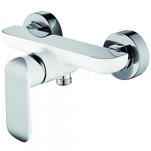 Lux-aqua Design Weiß & Chrom Einhebel- Duscharmatur WDG33431JW